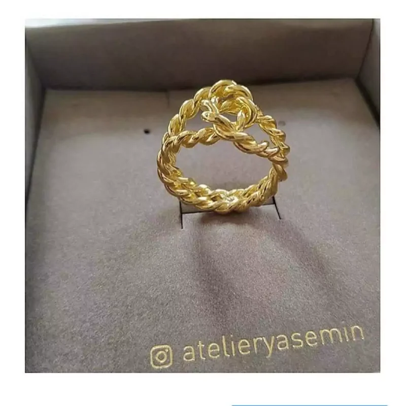gümüş yüzük, sarma yüzük, modern gümüş yüzük