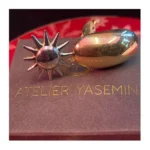 Klipsli 925 ayar gümüş küpe güneş