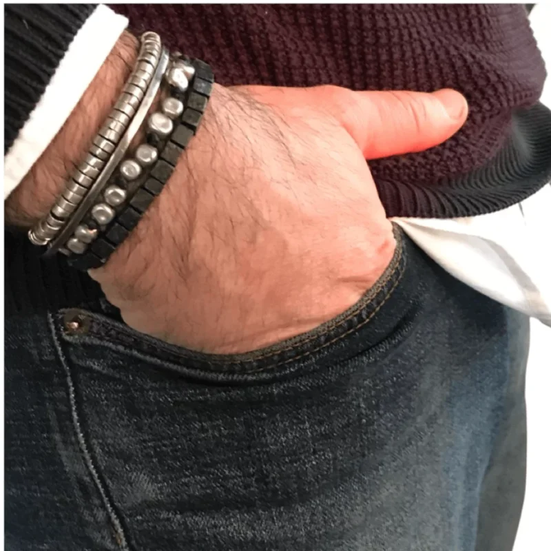 925 ayar gümüş erkek bileklik modelleri hepsi trend moda satın al