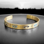 mineli bileklik göz evil eye el yapımı 925 ayar Mineli Göz - Evil Eye Bileklik Modelleri