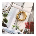 Sarmal üstüste geçme yüzük 925 ayar gümüş