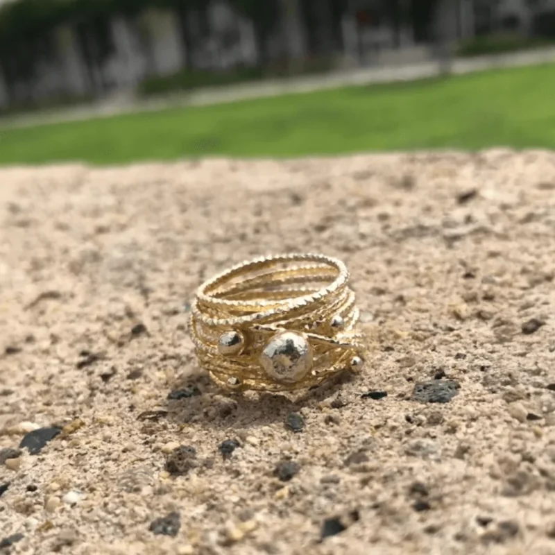 925 ayar gümüş sarmal toplu yüzük modelleri