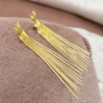 uzun zincir küpe moda modern tasarım el yapımı 925 ayar gümüş sipariş ver
